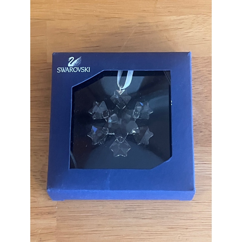 Swarovski Little Snowflake Crystal Ornament Clear 1041314 Austria New In Box